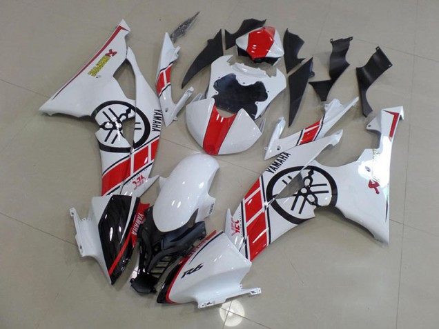 Yamaha R6 08-16 Motorrad Verkleidungen - Weiß mit Big Yamaha Logo Kaufen Yamaha R6 08-16 Motorrad Verkleidungen - Weiß mit Big Yamaha Logo Kaufen
