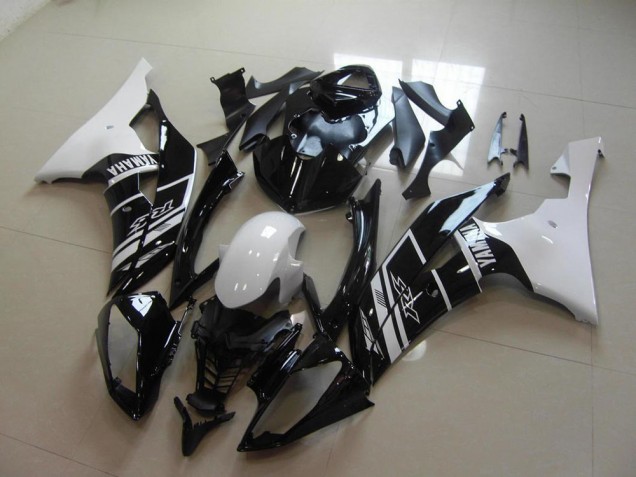 Yamaha R6 08-16 Motorrad Verkleidungen Komplett Sets - Weiß Schwarz Kaufen Yamaha R6 08-16 Motorrad Verkleidungen Komplett Sets - Weiß Schwarz Kaufen