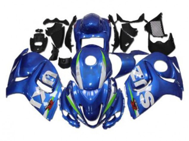 Suzuki GSXR 1300 Hayabusa 08-19 Motorrad Verkleidung - Blau Weiß Kaufen Suzuki GSXR 1300 Hayabusa 08-19 Motorrad Verkleidung - Blau Weiß Kaufen