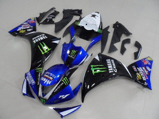 Yamaha R1 09-11 Motorrad Verkleidungen - BlauSchwarz Monster Kaufen Yamaha R1 09-11 Motorrad Verkleidungen - BlauSchwarz Monster Kaufen