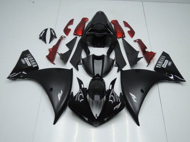 Yamaha R1 09-11 Motorrad Verkleidungen - Matt Schwarz Kaufen