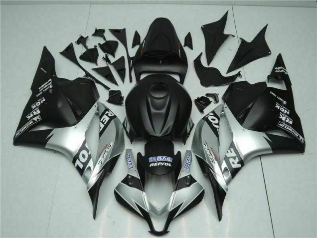 Honda CBR 600 RR 09-12 Motorrad Verkleidungen - Schwarz Silber Repsol Kaufen Honda CBR 600 RR 09-12 Motorrad Verkleidungen - Schwarz Silber Repsol Kaufen