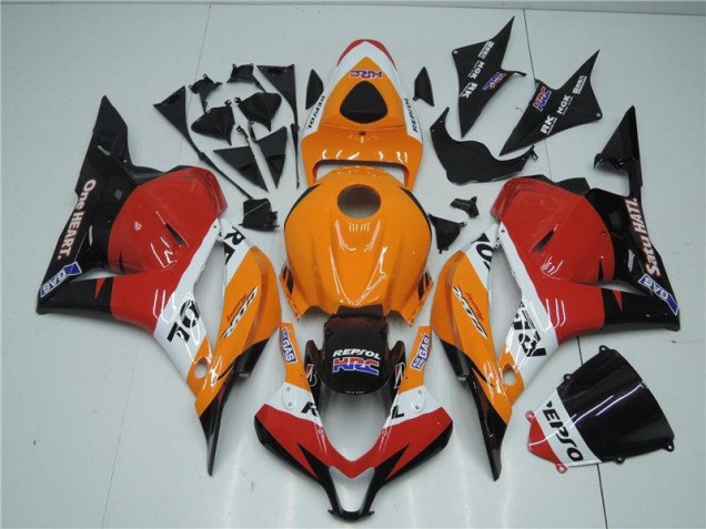 Honda CBR 600 RR 09-12 Motorrad Verkleidungen - Orange Rot Schwarz Repsol Kaufen Honda CBR 600 RR 09-12 Motorrad Verkleidungen - Orange Rot Schwarz Repsol Kaufen