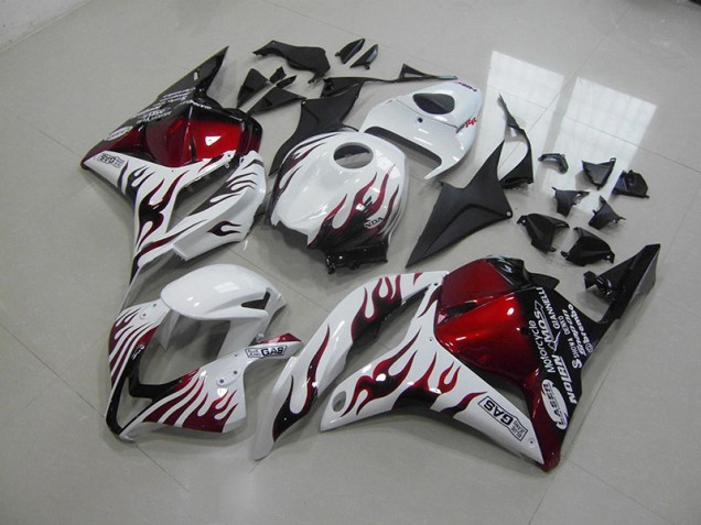 Honda CBR 600 RR 09-12 Motorrad Verkleidungen - Rote Schwarz Flamme Kaufen Honda CBR 600 RR 09-12 Motorrad Verkleidungen - Rote Schwarz Flamme Kaufen