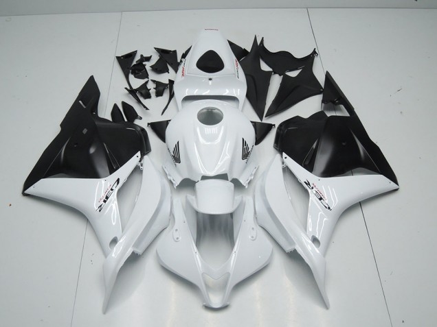 Honda CBR 600 RR 09-12 Motorrad Verkleidungen - Weiß Matt Schwarz Kaufen Honda CBR 600 RR 09-12 Motorrad Verkleidungen - Weiß Matt Schwarz Kaufen