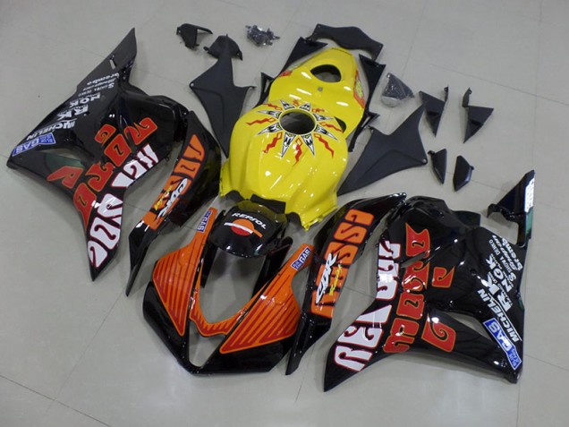 Honda CBR 600 RR 09-12 Motorrad Verkleidungen - Gelb Rossi Rennen Kaufen Honda CBR 600 RR 09-12 Motorrad Verkleidungen - Gelb Rossi Rennen Kaufen