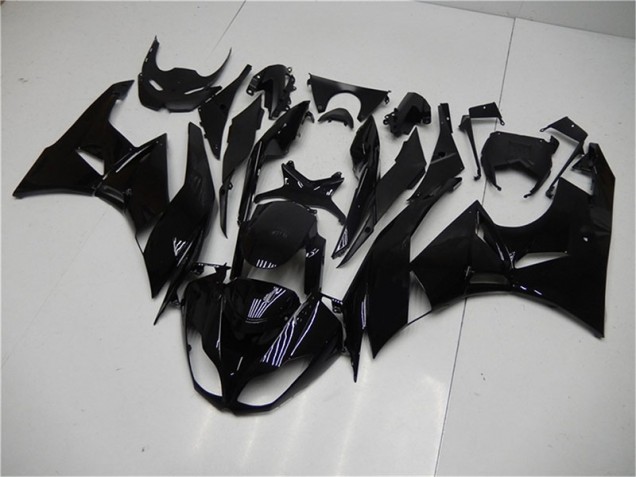Kawasaki ZX6R 09-12 Motorrad Verkleidungen - Glänzend Schwarz Kaufen Kawasaki ZX6R 09-12 Motorrad Verkleidungen - Glänzend Schwarz Kaufen