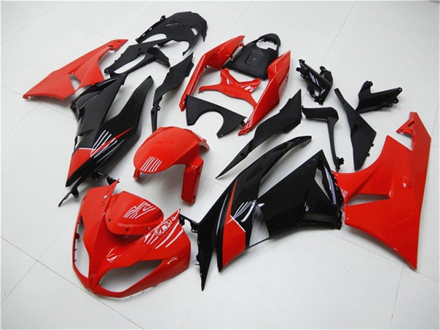 Kawasaki ZX6R 09-12 Motorrad Verkleidungen - Rot Schwarz Kaufen Kawasaki ZX6R 09-12 Motorrad Verkleidungen - Rot Schwarz Kaufen