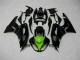 Kawasaki ZX6R 09-12 Motorrad Verkleidung - Schwarz Grün Kaufen Kawasaki ZX6R 09-12 Motorrad Verkleidung - Schwarz Grün Kaufen