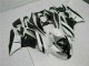 Kawasaki ZX6R 09-12 Motorrad Verkleidungen - Weiß Schwarz Kaufen Kawasaki ZX6R 09-12 Motorrad Verkleidungen - Weiß Schwarz Kaufen
