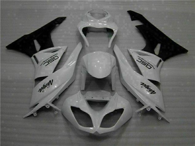Kawasaki ZX6R 09-12 Motorrad Verkleidungen - Weiß Schwarz Ninja Kaufen Kawasaki ZX6R 09-12 Motorrad Verkleidungen - Weiß Schwarz Ninja Kaufen
