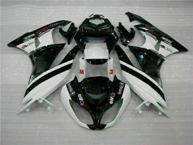 Kawasaki ZX6R 09-12 Motorrad Verkleidungen - Schwarz Weiß 3M Touch4 Kaufen Kawasaki ZX6R 09-12 Motorrad Verkleidungen - Schwarz Weiß 3M Touch4 Kaufen