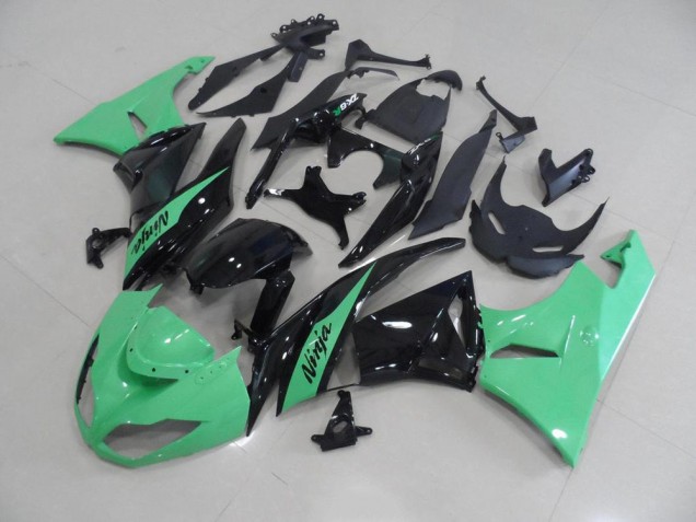 Kawasaki ZX6R 09-12 Motorrad Verkleidungen - Metallic Grün Kaufen Kawasaki ZX6R 09-12 Motorrad Verkleidungen - Metallic Grün Kaufen