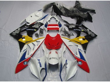 BMW S1000RR 09-14 Motorrad Verkleidungen - Rot Weiß Gelb Kaufen