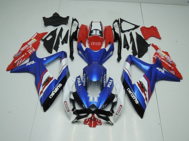Suzuki GSXR 1000 K9 09-16 Motorrad Verkleidungen - Blau und Rot Kaufen Suzuki GSXR 1000 K9 09-16 Motorrad Verkleidungen - Blau und Rot Kaufen