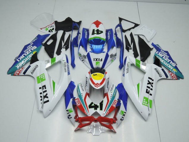 Suzuki GSXR 1000 K9 09-16 Motorrad Verkleidungen - Fixi Hellblau Kaufen Suzuki GSXR 1000 K9 09-16 Motorrad Verkleidungen - Fixi Hellblau Kaufen