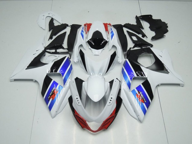 Suzuki GSXR 1000 K9 09-16 Motorrad Verkleidungen - Weiß Blau Schwarz Kaufen Suzuki GSXR 1000 K9 09-16 Motorrad Verkleidungen - Weiß Blau Schwarz Kaufen