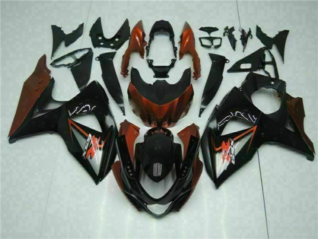 Suzuki GSXR 1000 K9 09-16 Motorrad Verkleidungen - Braun Schwarz Kaufen Suzuki GSXR 1000 K9 09-16 Motorrad Verkleidungen - Braun Schwarz Kaufen
