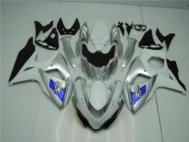Suzuki GSXR 1000 K9 09-16 Motorrad Verkleidungen - Silber Weiß Kaufen Suzuki GSXR 1000 K9 09-16 Motorrad Verkleidungen - Silber Weiß Kaufen