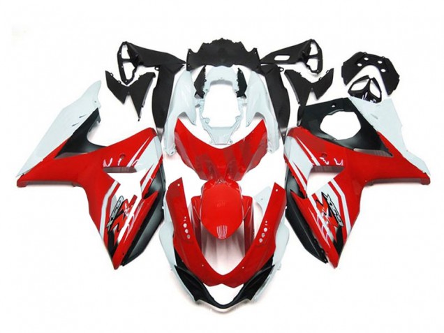 Suzuki GSXR 1000 K9 09-16 Motorrad Verkleidungen - Rot Weiß Schwarz Kaufen Suzuki GSXR 1000 K9 09-16 Motorrad Verkleidungen - Rot Weiß Schwarz Kaufen