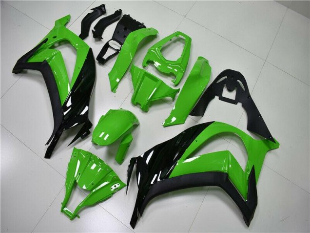Kawasaki ZX10R 11-15 Motorrad Vollverkleidung - Grün Schwarz Kaufen Kawasaki ZX10R 11-15 Motorrad Vollverkleidung - Grün Schwarz Kaufen