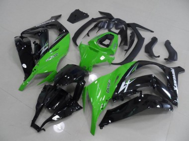 Kawasaki ZX10R 11-15 Motorrad Verkleidungen - Grün und Schwarz Kaufen
