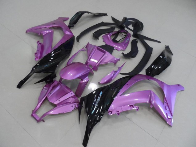 Kawasaki ZX10R 11-15 Motorrad Verkleidungen - Rosa und Schwarz Kaufen Kawasaki ZX10R 11-15 Motorrad Verkleidungen - Rosa und Schwarz Kaufen