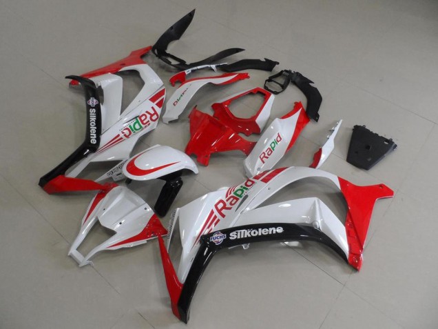 Kawasaki ZX10R 11-15 Motorrad Verkleidungen - Rot Weiß Rapid Kaufen Kawasaki ZX10R 11-15 Motorrad Verkleidungen - Rot Weiß Rapid Kaufen