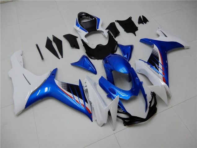 Suzuki GSXR 600 / 750 K11 11-24 Motorrad Verkleidungen - Blau Weiß Kaufen Suzuki GSXR 600 / 750 K11 11-24 Motorrad Verkleidungen - Blau Weiß Kaufen