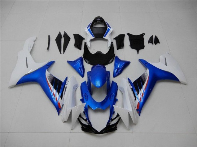 Suzuki GSXR 600 / 750 K11 11-24 Motorrad Verkleidungen - Blau Weiß Kaufen Suzuki GSXR 600 / 750 K11 11-24 Motorrad Verkleidungen - Blau Weiß Kaufen