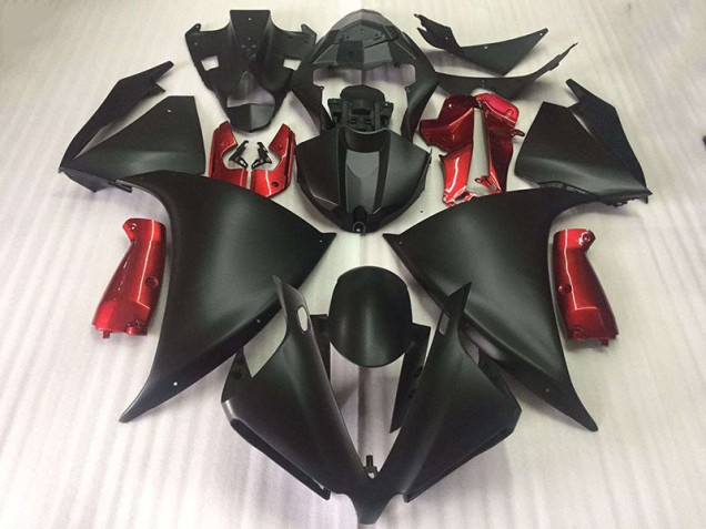 Yamaha R1 12-14 Motorrad Verkleidungen - Matt Schwarz Glänzend Rot Kaufen Yamaha R1 12-14 Motorrad Verkleidungen - Matt Schwarz Glänzend Rot Kaufen