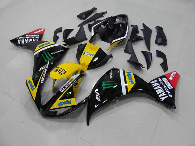 Yamaha R1 12-14 Motorrad Verkleidungen - Gelb Schwarz Monster Kaufen Yamaha R1 12-14 Motorrad Verkleidungen - Gelb Schwarz Monster Kaufen