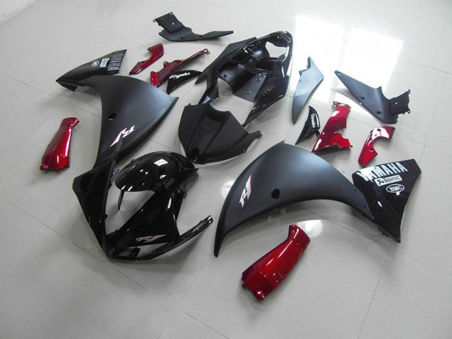 Yamaha R1 12-14 Motorrad Verkleidungen - Matt Schwarz Rot Kaufen Yamaha R1 12-14 Motorrad Verkleidungen - Matt Schwarz Rot Kaufen