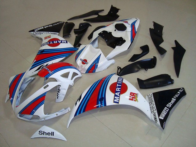 Yamaha R1 12-14 Motorrad Verkleidungen - Weiß Schwarz Martini Kaufen Yamaha R1 12-14 Motorrad Verkleidungen - Weiß Schwarz Martini Kaufen