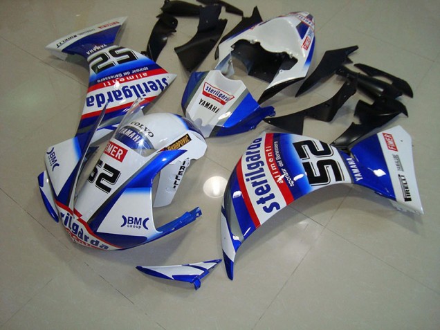 Yamaha R1 12-14 Motorrad Verkleidungen - Weiß Schwarz Sterilgarda Kaufen Yamaha R1 12-14 Motorrad Verkleidungen - Weiß Schwarz Sterilgarda Kaufen