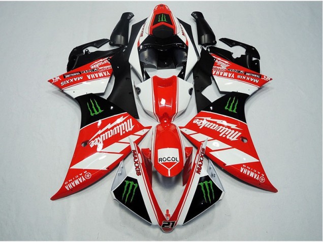Yamaha R1 12-14 Motorrad Verkleidungen - Rot Weiß Rocol Kaufen Yamaha R1 12-14 Motorrad Verkleidungen - Rot Weiß Rocol Kaufen