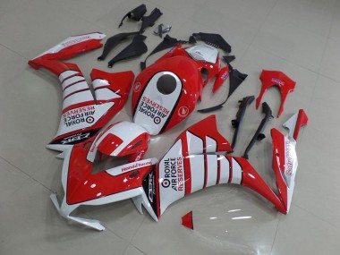 Honda CBR 1000 RR 12-16 Motorrad Verkleidungen - Rot mit Weiß Wing Kaufen