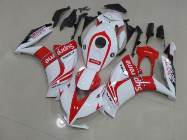 Honda CBR 1000 RR 12-16 Motorrad Verkleidungen - Rot Weiß Supreme Kaufen