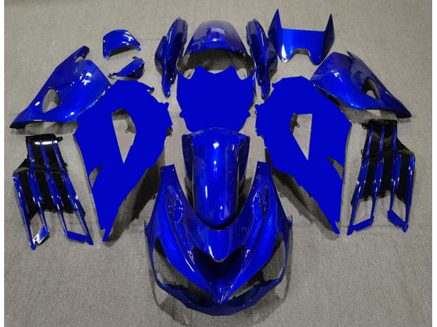 Kawasaki ZX14R ZZR 1400 12-21 Motorrad Verkleidungen - Blau Schwarz Kaufen Kawasaki ZX14R ZZR 1400 12-21 Motorrad Verkleidungen - Blau Schwarz Kaufen