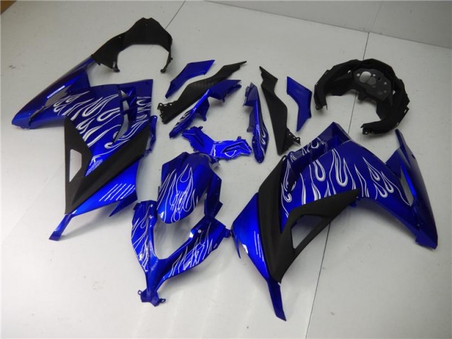 Kawasaki EX300 13-16 Motorrad Verkleidungen - Blau Weiß Schwarz Kaufen Kawasaki EX300 13-16 Motorrad Verkleidungen - Blau Weiß Schwarz Kaufen