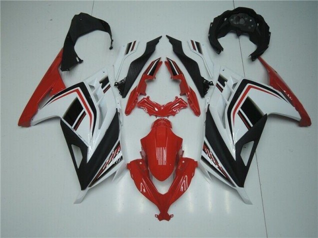 Kawasaki EX300 13-16 Motorrad Verkleidungen - Rot Weiß Schwarz Kaufen Kawasaki EX300 13-16 Motorrad Verkleidungen - Rot Weiß Schwarz Kaufen
