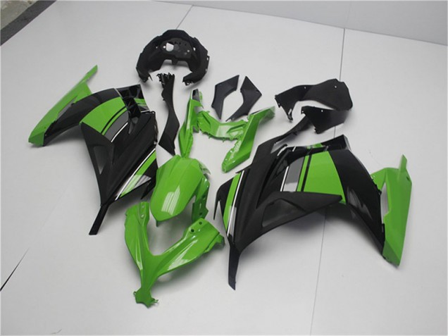 Kawasaki EX300 13-16 Motorrad Verkleidung - Grün Schwarz Kaufen Kawasaki EX300 13-16 Motorrad Verkleidung - Grün Schwarz Kaufen