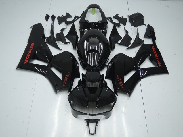 Honda CBR 600 RR 13-23 Motorrad Verkleidungen - Glänzend Schwarz mit rotem Aufkleber Kaufen Honda CBR 600 RR 13-23 Motorrad Verkleidungen - Glänzend Schwarz mit rotem Aufkleber Kaufen