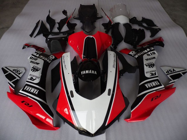 Yamaha R1 15-19 Motorrad Verkleidungen - Rot Weiß Schwarz Kaufen Yamaha R1 15-19 Motorrad Verkleidungen - Rot Weiß Schwarz Kaufen