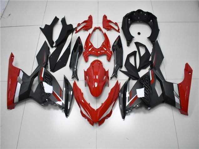Kawasaki EX400 18-24 Motorrad Verkleidungen - Rot Schwarz Kaufen
