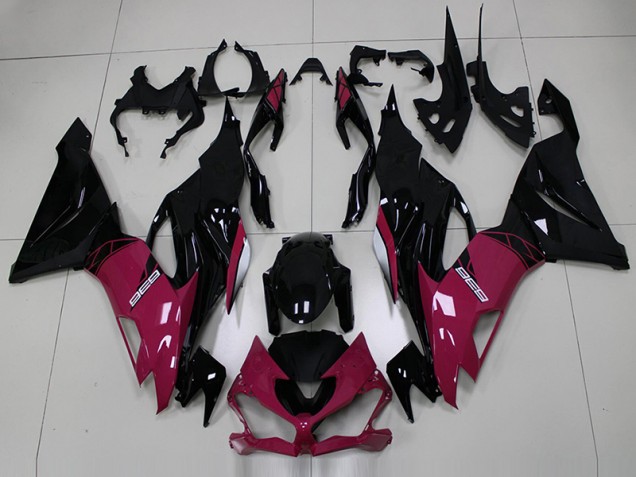 Kawasaki ZX6R 19-23 Motorrad Verkleidungen - Rosa Schwarz Kaufen Kawasaki ZX6R 19-23 Motorrad Verkleidungen - Rosa Schwarz Kaufen